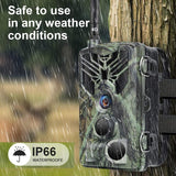 Outdoor 4G Night Vision Trail Camera With Infrared - Low Angle