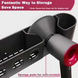 Bathroom Storage Shelf Bracket - Organize your Space - For Dyson Hair Dryer  Hd08 - Close-Up Angle