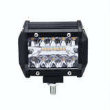 4 Inch 13W 3 Row Car Led Strip Light Working Refit Off - Road Vehicle Lamp Roof Strip Light With Yellow White Flash - Front View
