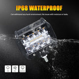 4 Inch 13W 3 Row Car Led Strip Light Working Refit Off - Road Vehicle Lamp Roof Strip Light With Yellow White Flash - Extra Image