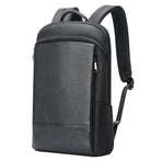 Waterproof Business Laptop Backpack - Genuine Leather Lightweight - Deluxe