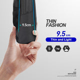 Waterproof Business Laptop Backpack - Genuine Leather Lightweight - Deluxe - Extra Image