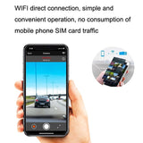 1080p Wifi Car Recorder with Hidden Hd Voice Prompt - Close-Up Angle