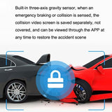 1080p Wifi Car Recorder with Hidden Hd Voice Prompt - Low Angle