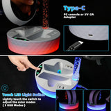 Stylish Magnetic Charging Rack for Iplay Vr2 - Close-Up Angle