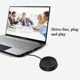 360-Degree Usb Conference Microphone For Webcasts And Calls - Close-Up Angle