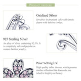 925 Sterling Silver Floral Diy Bracelet Charm - 45-Degree Angle