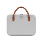 Waterproof Multifunctional Computer Bag - Gray Leather Wear-resistant