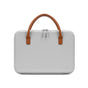 Waterproof Multifunctional Computer Bag - Gray Leather Wear-resistant