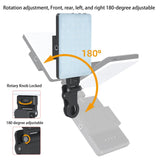 5w Mobile Phone Fill Light with Screen for Live Broadcast and Pocket Light - Rear View