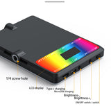 5w Mobile Phone Fill Light with Screen for Live Broadcast and Pocket Light - Close-Up Angle