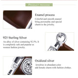 925 Sterling Silver Retro Camera Pendant For Diy Bracelets And Necklaces Style - Pendent - 45-Degree Angle