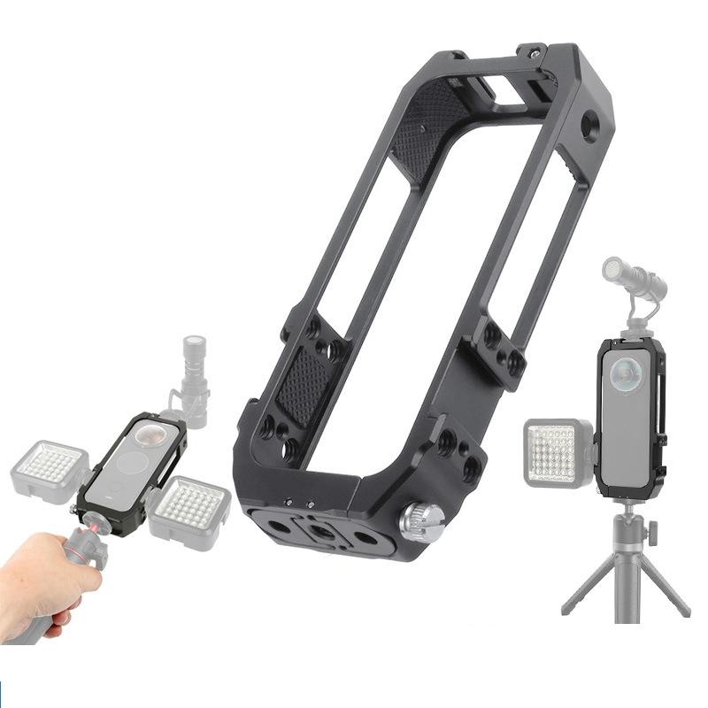 Metal Camera Cage with Cold Shoe for Vertical Protection