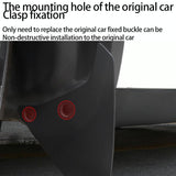 4Pcs / Set Splash Guards Matte Fender No Drilling Required Upgraded Pp Material - For Tesla Model Y - Close-Up Angle