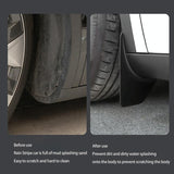 4Pcs / Set Splash Guards Matte Fender No Drilling Required Upgraded Pp Material - For Tesla Model Y - Extra Image