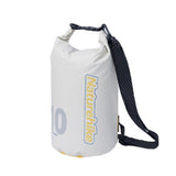 Waterproof Rafting Bag Dry Wet Separate Shoulder Pack For Outdoor Swimming 10L Green - 10L White