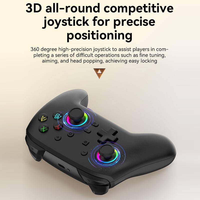Wireless Gamepad for Nintendo Switch / Pro - Tooth Design - Tbd0603716901 Black Gold