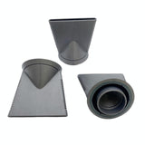 Professional Anti-flying Nozzle for Dyson Hair Dryer - 45-Degree Angle