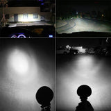 6.3W 10 - 30V Dc 6000K 3 Inch 9 Leds Circle Offroad Truck Car Driving Light Spotlight Work Light Fog Light - Extra Image