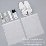 Thickened Non Woven Shoe Storage Bag Portable & Sunscreen - 50Pcs /Pack 24X38Cm Small - Extra Image