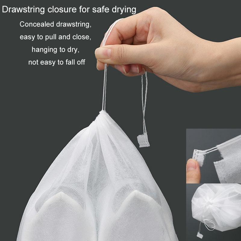 Thickened Non Woven Shoe Storage Bag Portable & Sunscreen - 50Pcs /Pack 24X38Cm Small