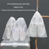 Thickened Non Woven Shoe Storage Bag Portable & Sunscreen - 50Pcs /Pack 24X38Cm Small - Extra Image
