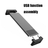 Vaydeer Desktop Monitor Stand with Increased Storage Capacity - Close-Up Angle