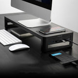 Vaydeer Desktop Monitor Stand with Increased Storage Capacity - Low Angle