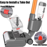 For Dyson V7 V8 V10 V11 V15 Vacuum Cleaner Electric Mop Head Floor Scrubber Head - Rear View