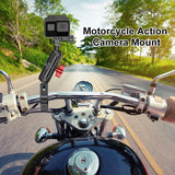 Adjustable Cnc Metal Motorcycle Handlebar Mount - Side View