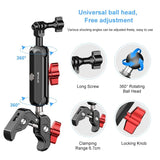 Adjustable Cnc Metal Motorcycle Handlebar Mount - 45-Degree Angle
