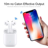 Wireless Charge Full Touch Tws Bluetooth Headset 5.0 - no Code - Rear View