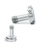 2-Pack D-Ring Camera Plate Mount With 1 / 4 Quick Release Screws - Front View