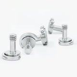 2-Pack D-Ring Camera Plate Mount With 1 / 4 Quick Release Screws - Side View