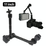 11 Articulating Magic Arm For Lcd Monitor Camera Lights - Black - Side View