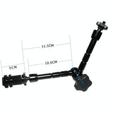 11 Articulating Magic Arm For Lcd Monitor Camera Lights - Black - Top-Down View