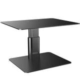 Black Adjustable Desk Stand for Laptop and Monitor - Eda0011511 - Front View