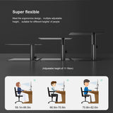 Black Adjustable Desk Stand for Laptop and Monitor - Eda0011511
