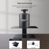 Black Adjustable Desk Stand for Laptop and Monitor - Eda0011511