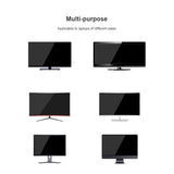 Black Adjustable Desk Stand for Laptop and Monitor - Eda0011511