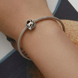 925 Sterling Silver Halloween Witch Diy Bracelet Bead Accessories - 45-Degree Angle
