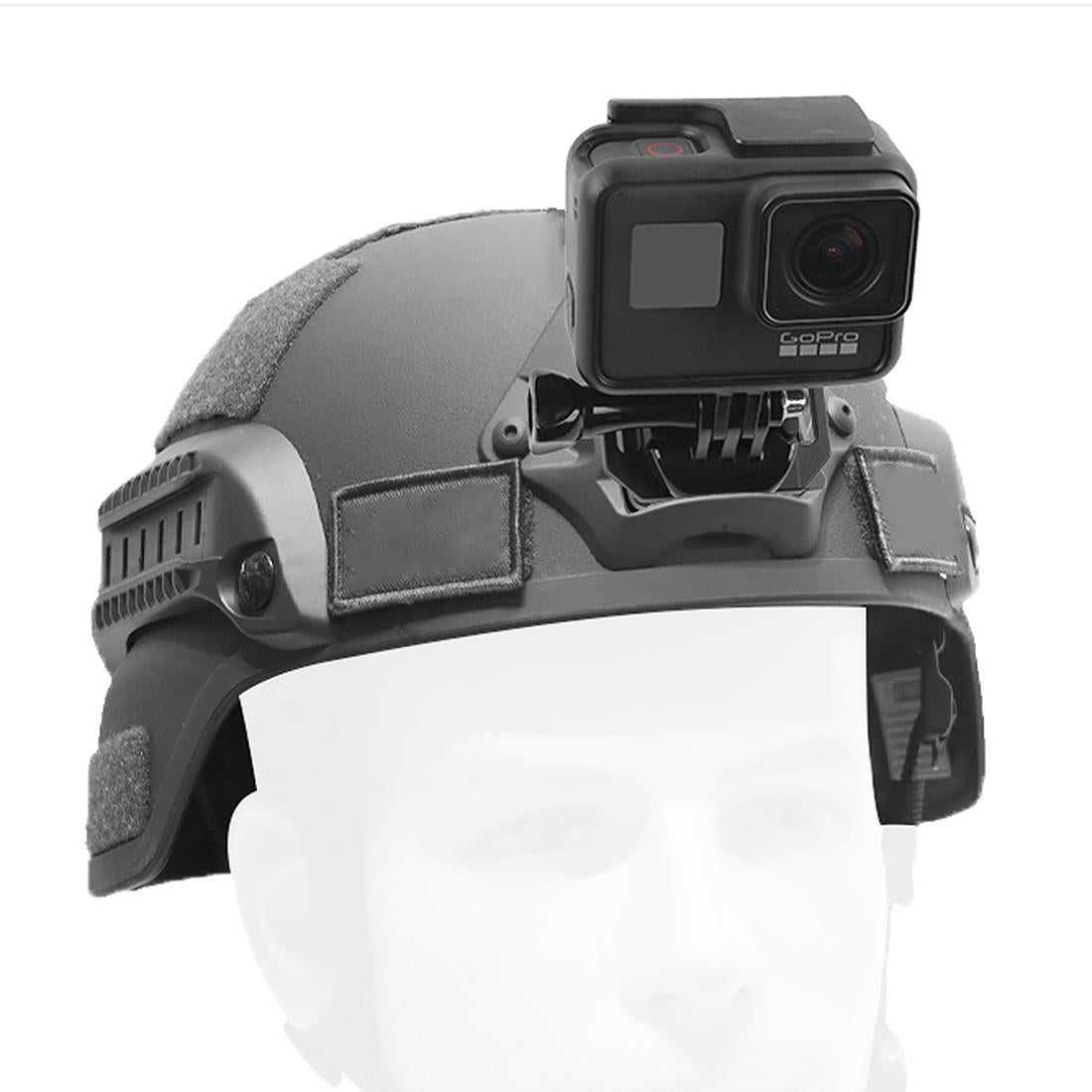 Aluminium Alloy Helmet Selfie Stand for Gopro and Xiaoyi Sports Camera