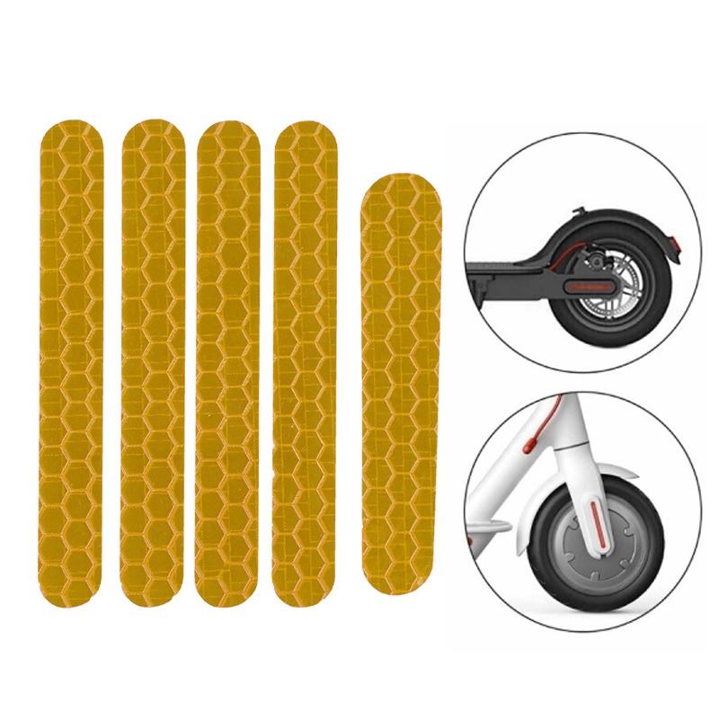 Reflective Stickers for Ninebot Es1 Scooter - Yellow