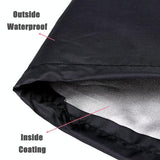 Round Table Cover for Outdoor Garden Grill - Rainproof Dustproof Anti-ultraviolet - 86x36cm - Top-Down View