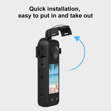 Protective Lens Guard for Insta360 X3 - Durable and Stylish - Close-Up Angle