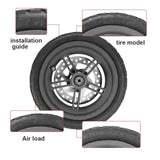 8.5 Tubeless Vacuum Tire For Xiaomi M365 / Pro / 1S Scooter - Close-Up Angle