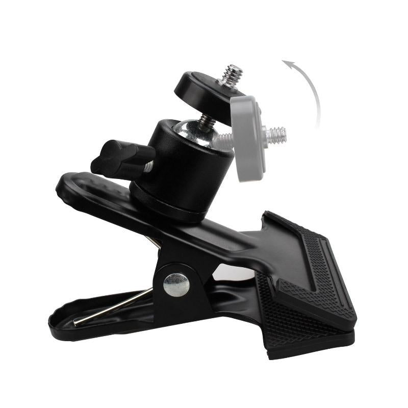 Adjustable 6 Led Ring Light with Strong Clip - 2m Desktop Computer Clip Light