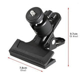 Adjustable 6 Led Ring Light with Strong Clip - 2m Desktop Computer Clip Light