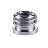 1 / 4 Female to 3 / 8 Male Thread Adapter Screw - Top-Down View