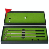 Mini Golf Putting Mat Trainer - 24.5x10.5x3.5cm Court Push Rod - Front View